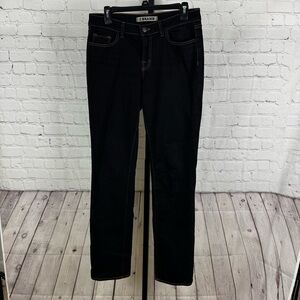 J. Brand Scarlett Cigarette Style Black Jeans Size 31 With Flaw